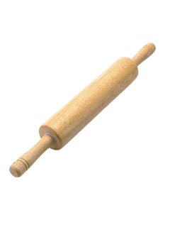 Buy Classic Wood Rolling Pin Beige 200grams in Saudi Arabia
