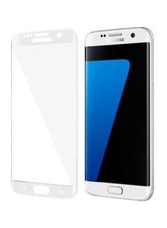 Buy 3D Curved Screen Protector For Samsung Galaxy S7 Edge - White Clear in UAE