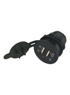 Buy Dual USB Car Charger multicolor in UAE