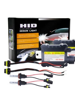 Buy 55W H8 H9 H11 6000K HID Xenon Bulbs Light Conversion Kit With High Intensity Discharge Alloy Ballast in Saudi Arabia