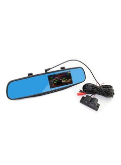 Buy Lcd Rear View Mirror Car Recorder With Parking Camera in UAE