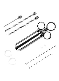 Buy Marinade Meet  Sauce Injector Needles Set Silver in UAE