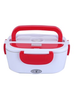 اشتري Portable Electric Heating Lunch Box Container Red/White 238 x 170 x 108 millimeter في الامارات