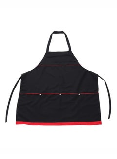 اشتري Oil-proof Wear-resistant Apron for Household Commodities أسود/أحمر 76 x 60 سنتيمتر في الامارات