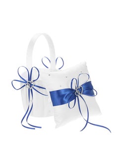 Buy Ring Bearer Pillow and Wedding Flower Girl Basket Set in UAE