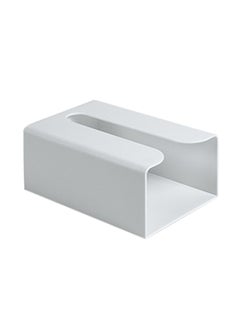 Buy WallMountedPaperTowelHolder White 19.3x8.3x13.5cm in Saudi Arabia