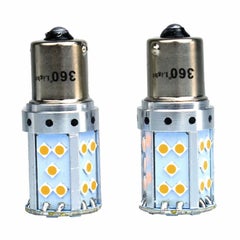 Buy 2-Piece 1156 Indicator 180 Degree 35 LEDs Turn Signal Light Set in UAE