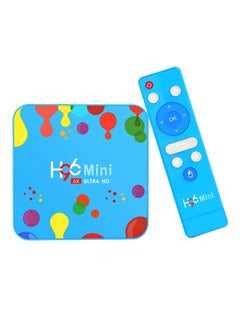 Buy H96 Mini 6K Ultra HD Android Television Box With Dual WiFi H96 Blue in Egypt