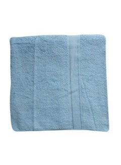 Buy Rectangular Solid Pattern Bath Sheet Blue 80 x 160cm in Egypt