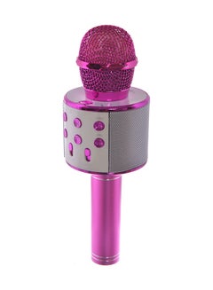 Buy WS-858 Wireless Karaoke Microphone WS-858-Pink Pink/White in UAE