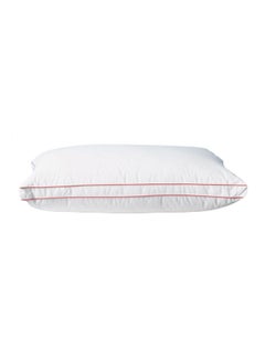 Buy Rebounding Hotel Pillow With Cotton Cover Microfiber White 50 x 70centimeter in UAE