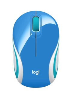 Buy Wireless Optical Mouse Blue/White/Green in UAE
