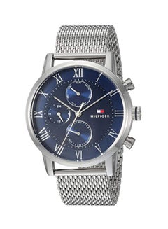 Buy Men's Round Shape Stainless Steel Analog Wrist Watch 44 mm - Silver - 1791398 in Egypt