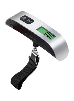 Buy LCD Display Portable Digital Luggage Weighing Scale Black/Silver in Egypt