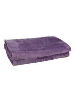 Buy Polyester Blanket Polyester Purple 200x230cm in UAE