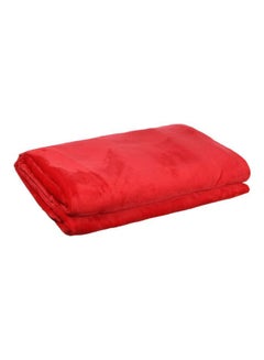 Buy Polyester Blanket polyester Red 200x230cm in UAE