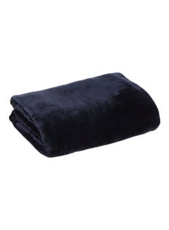 Buy Solid Polyester Blanket Polyester Navy in UAE