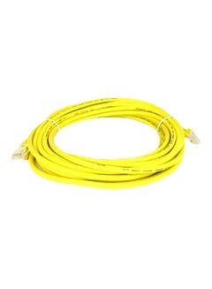 Buy Cat6 Ethernet Patch Cable Yellow in UAE