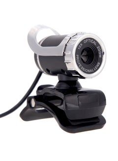 Buy USB 2.0 HD 360 Degree Webcam With Mic White in UAE