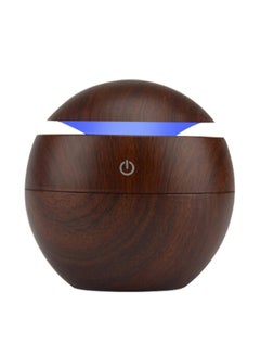 Buy Aromatherapy Machine Humidifier With LED Light Brown 15.00*11.00*11.00centimeter in Egypt