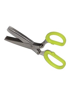 Buy Stainless Steel Scissors Silver/Green in Egypt