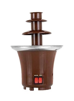 Buy Electric Chocolate Fountain B07NDLRXL5 Brown/Silver in Egypt