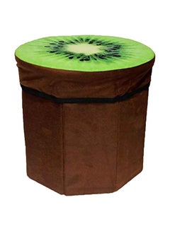 Buy Folding Stool Brown/Green in Saudi Arabia