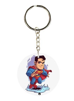 Buy Double Sided Superman Printed Keychain in UAE