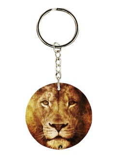 Buy Double Sided Lion Printed Keychain in UAE