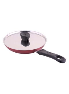 Buy Classic Non-Stick Fry Pan With Lid Multicolour 22x4.2cm in Saudi Arabia