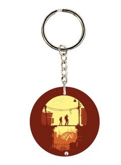 Buy Keychain Of The Video Game The Last Of Us ( 2 Sides) in Saudi Arabia