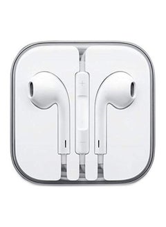 Buy Wired In-Ear Earphone With Mic For Apple iPhone 5 White in Egypt