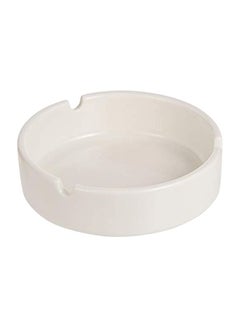 Buy Ceramic Round Ashtray Ivory XL in UAE