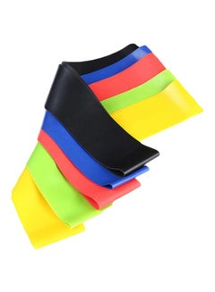 Buy 5-Piece Resistance Band Set With Carry Bag And Pull Ring in Egypt