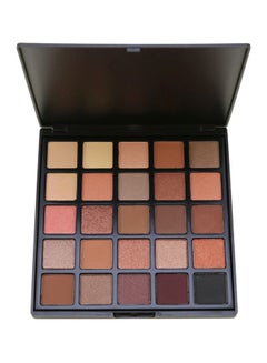 Buy 25-Colour Eyeshadow Palette Beige/Brown/Red in UAE