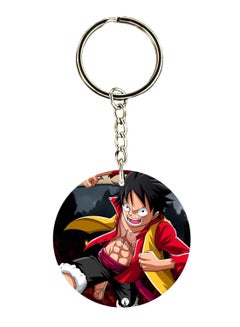 Buy Double Sided The Anime One Piece Printed Keychain in UAE