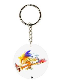 Buy Double Sided Sonic Printed Keychain in UAE