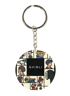 Buy Double Sided Studio Ghibli Printed Keychain in UAE