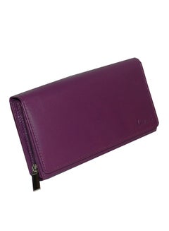 Buy Leather Wallet Purple in UAE