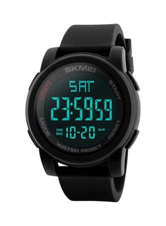 اشتري ساعة رقمية من 1257 - 50 ملم - لون أسود للرجال في السعودية