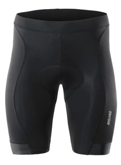 Buy Breathable 3D Gel Padded Compression Shorts Black in UAE