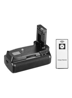 Buy Replacement Vertical Battery Grip With Remote Control For Nikon D5300/D3300/D3200/D3100/DSLR Camera Black/Silver in Saudi Arabia