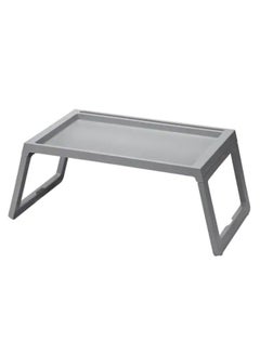 Buy Foldable Bed Table Grey in UAE