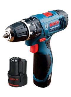 Buy Professional Cordless Impact Drill With Battery Blue/Black/Red in Saudi Arabia