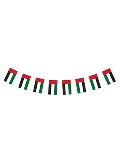 Buy UAE Bunting Flag Multicolour 20x28centimeter in UAE