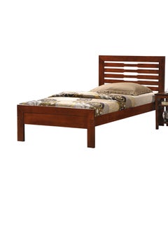 Buy Julian Single Bed Brown 90 x 200cm in UAE