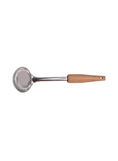 Buy Stainless Steel Soup Ladle Silver/Brown 30 x 8.6 x 7cm in UAE