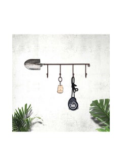 Buy Decorative Scoop Wall Hook Grey 41.50x6x13centimeter in Saudi Arabia