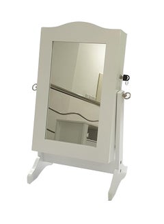 Buy Small Accessories Wheel White With Mirrors And Internal Light Beige in Saudi Arabia