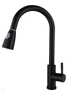 Buy 2 Spraying Mode Sink Faucet Black in Saudi Arabia